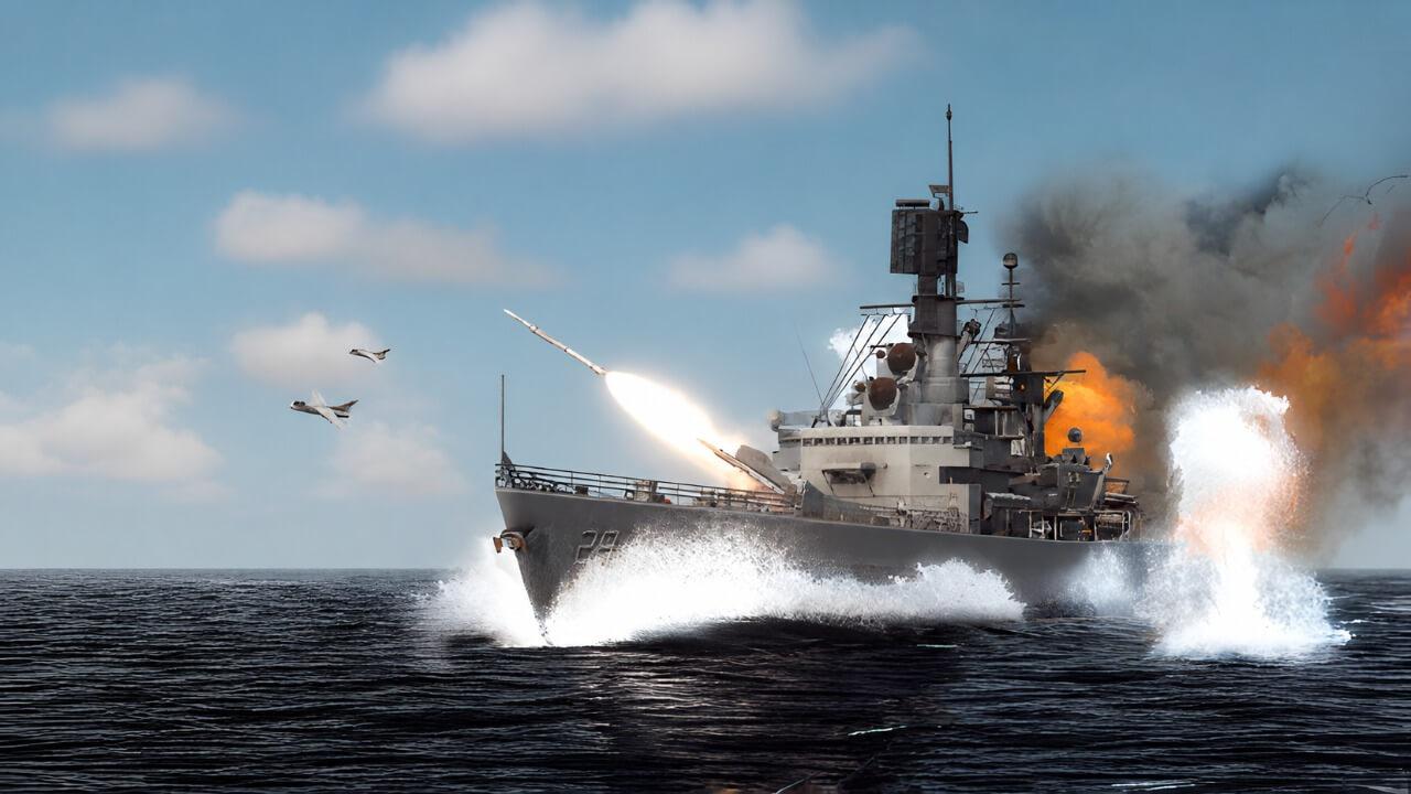 Sea Power : Naval Combat in the Missile Age