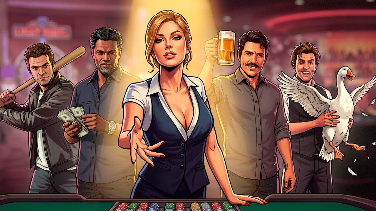 The House Always Wins background