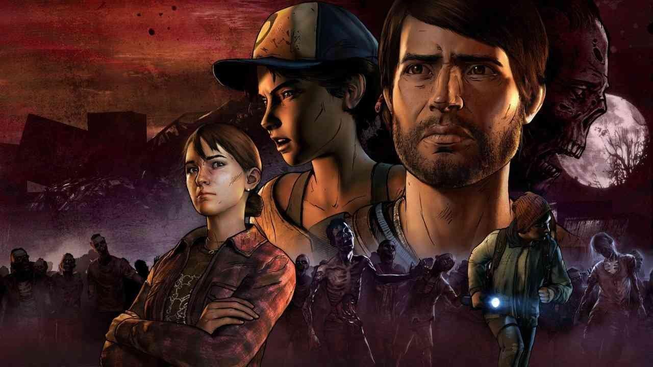 The Walking Dead: A New Frontier background