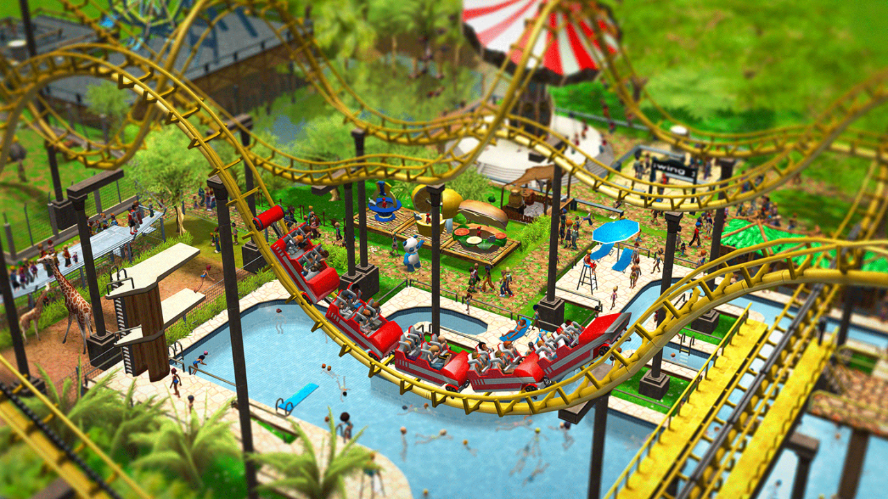 RollerCoaster Tycoon 3 background