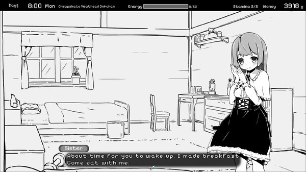 Living With Sister: Monochrome Fantasy screenshot 4
