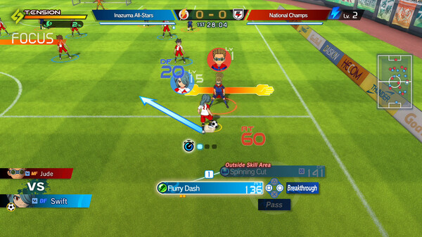 INAZUMA ELEVEN: Victory Road screenshot 1