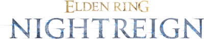 ELDEN RING NIGHTREIGN Video Game Logo